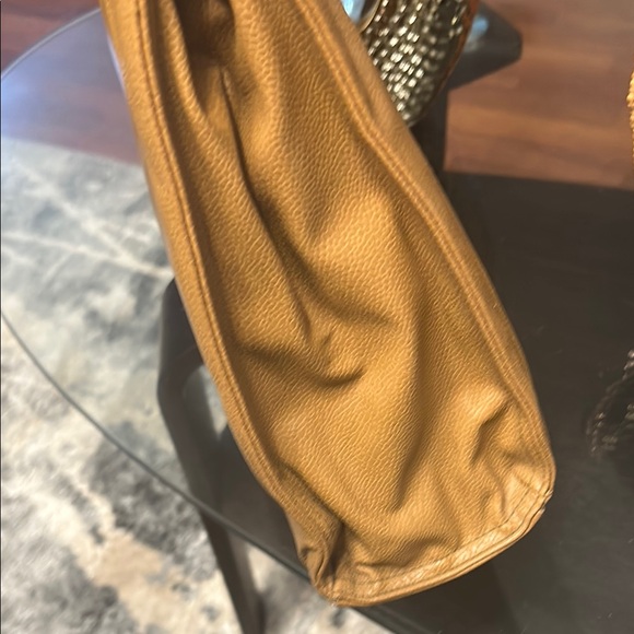 Elegant Tan Leather Tote Bag bundle & necklace @$35 - Picture 3 of 9